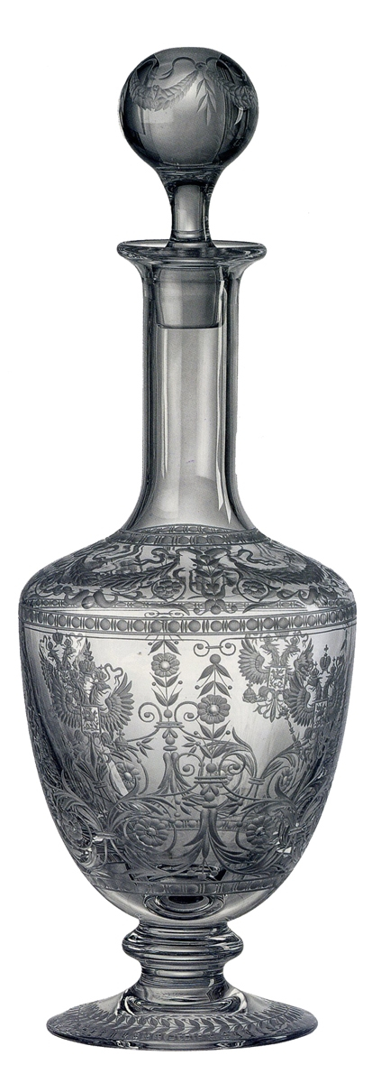 Графин для вина "Romanov" с гравировкой FABERGE