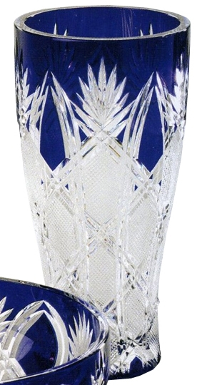 Ваза для цветов синяя "Царь" FABERGE