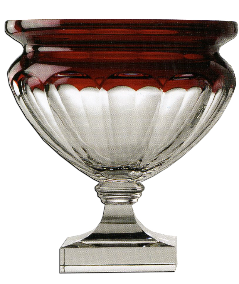 Ваза для фруктов красная "Vernet" FABERGE