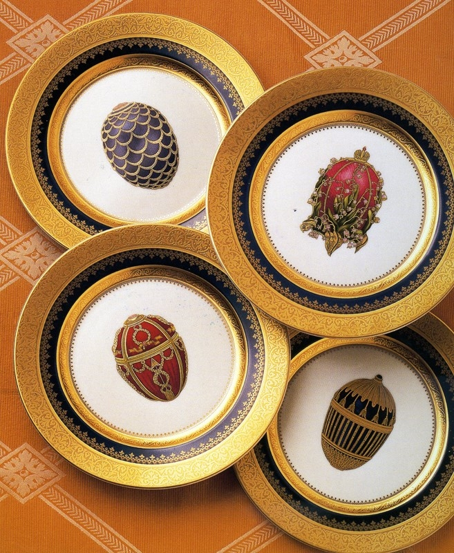 Набор из 4-х десертных тарелок "Imperial Heritage" FABERGE