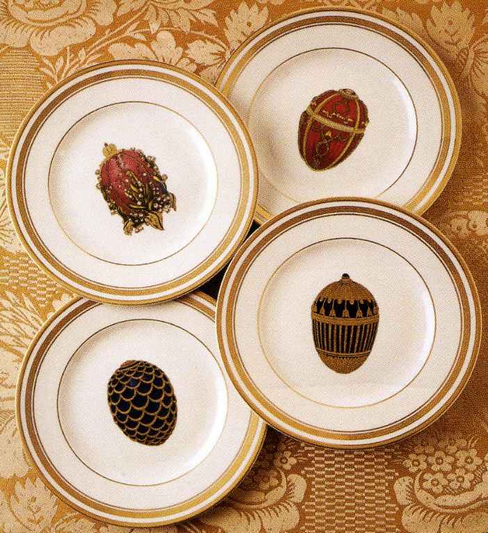 Десертная тарелка "Imperial Egg" FABERGE