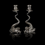 Подсвечники "Dolphin" FABERGE