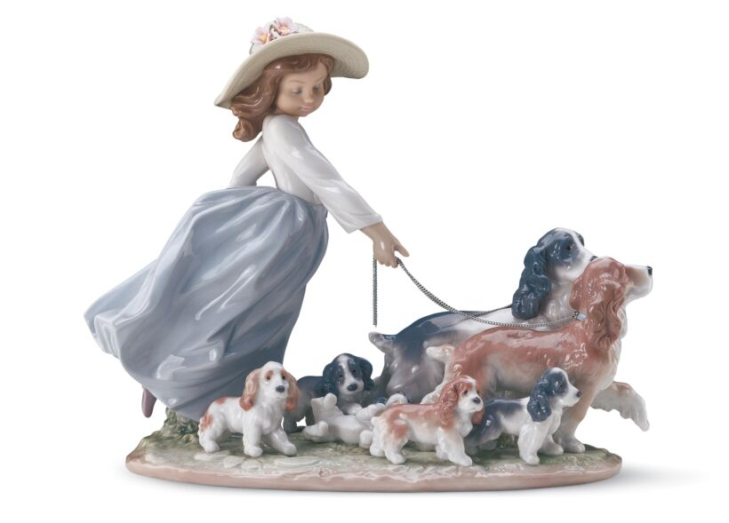 Статуэтка "Парад щенков" Lladro