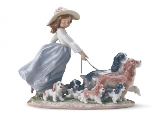 Статуэтка "Парад щенков" Lladro