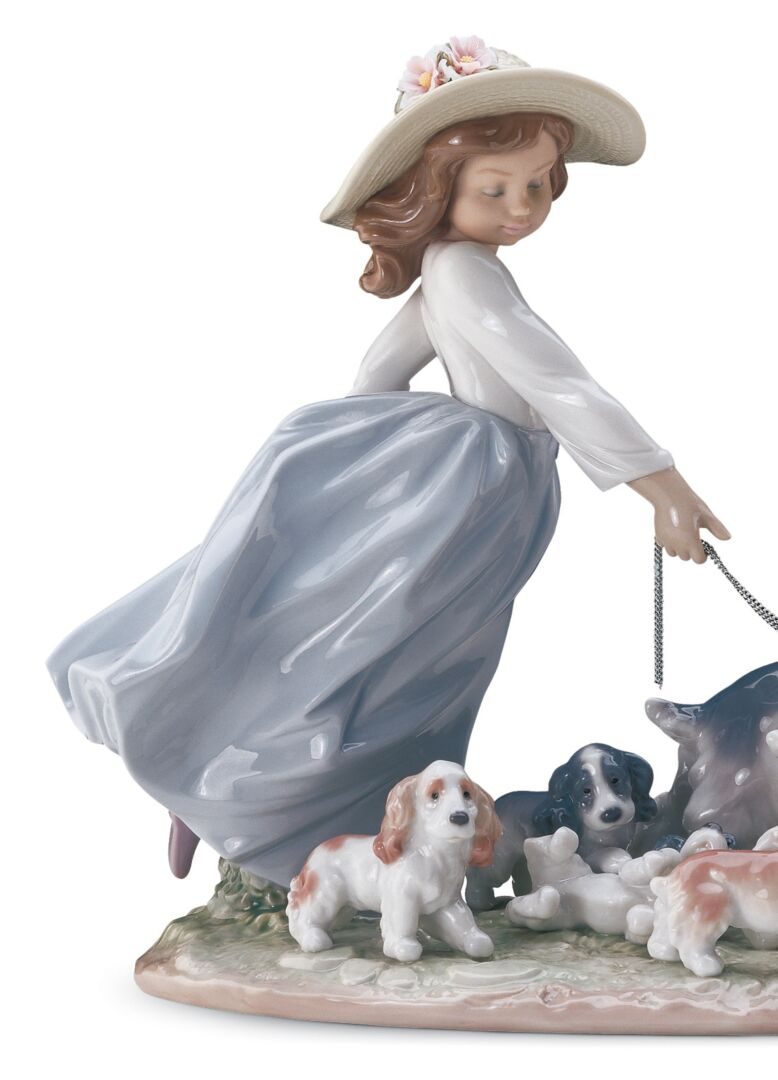Статуэтка "Парад щенков" Lladro