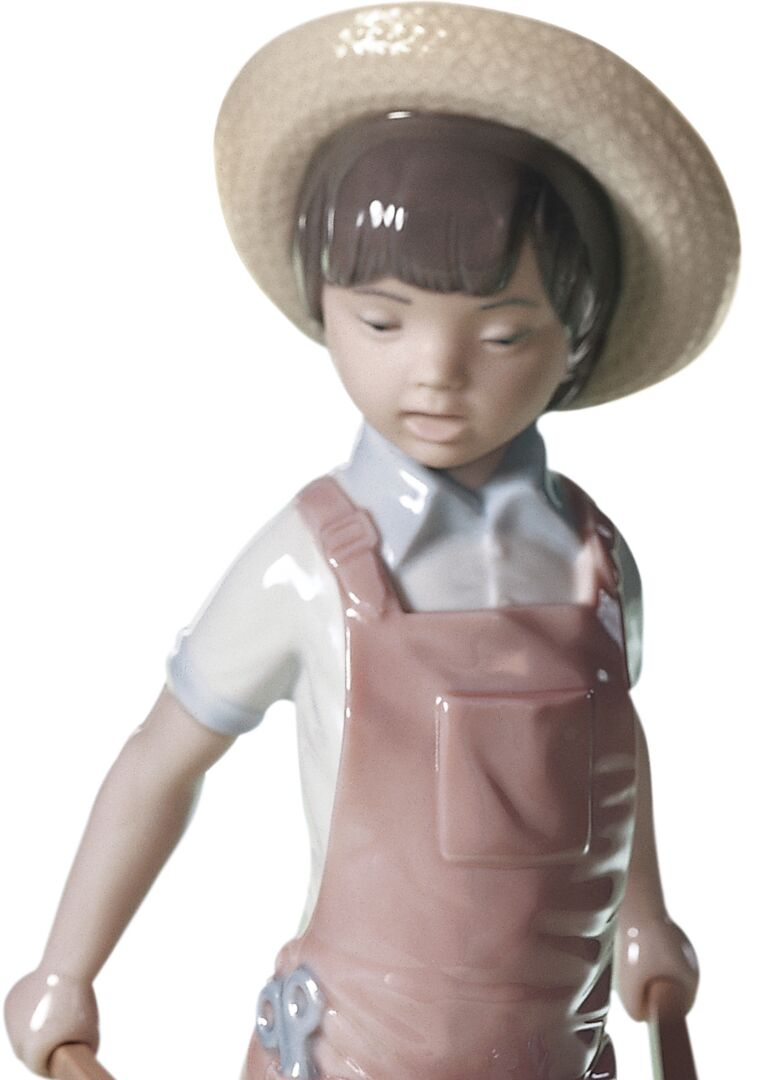 Статуэтка "Тележка с цветами" Lladro