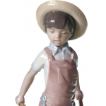 Статуэтка "Тележка с цветами" Lladro