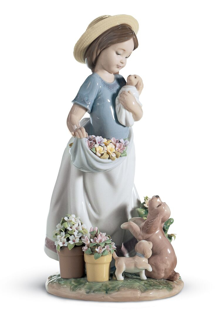 Статуэтка "Игра в саду" Lladro