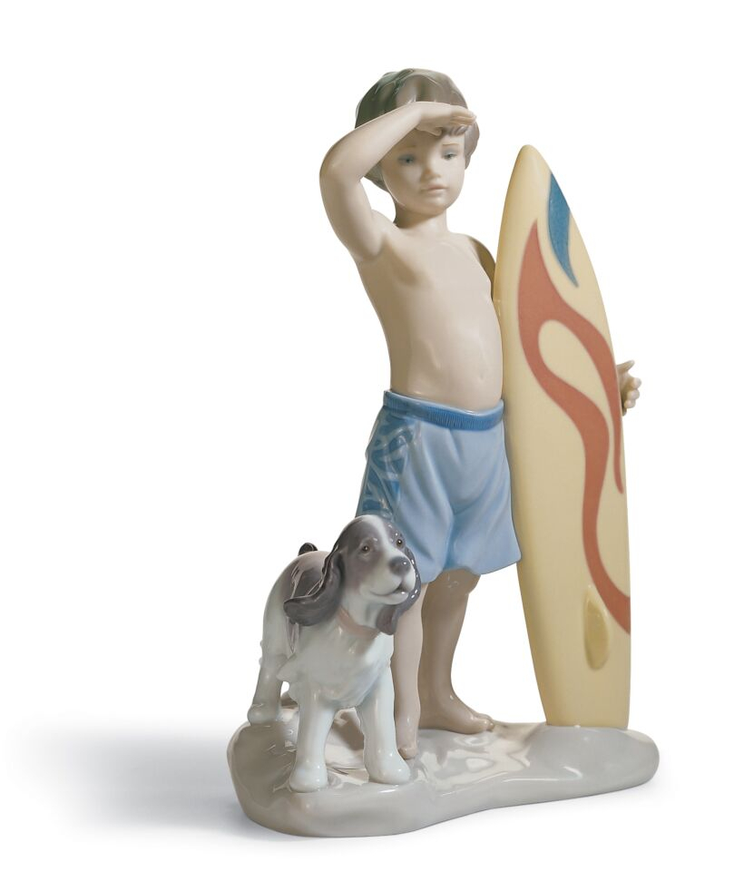 Статуэтка "Маленький серфингист" Lladro