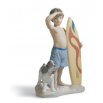 Статуэтка "Маленький серфингист" Lladro