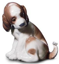 Статуэтка собака "Нежный сюрприз" Lladro
