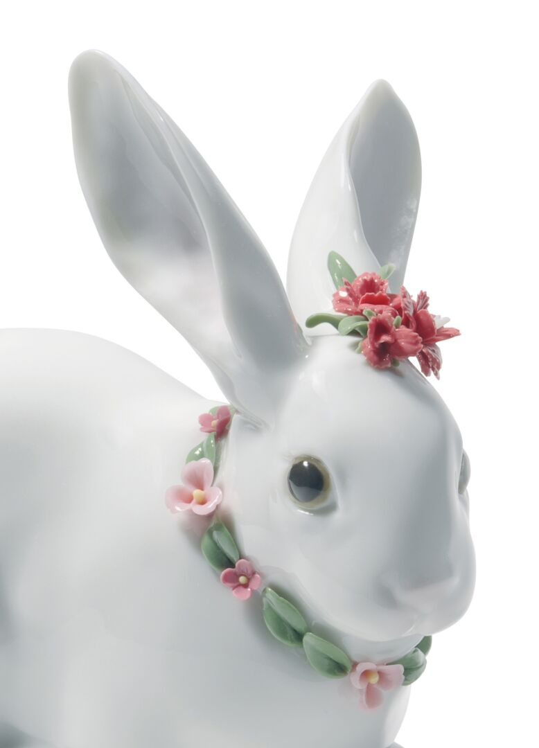 Статуэтка "Кролик с гвоздиками" Lladro