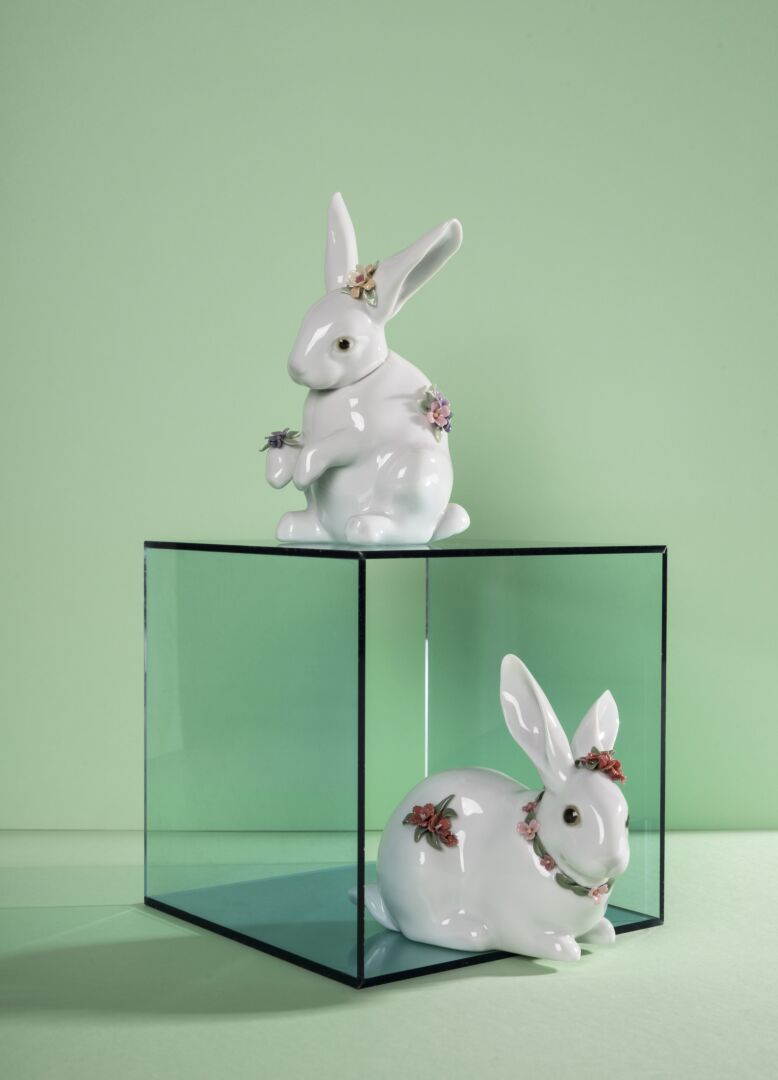 Статуэтка "Кролик с гвоздиками" Lladro