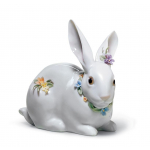 Статуэтка "Внимательный кролик с цветами" Lladro