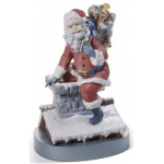 Статуэтка "Через трубу с подарками" Lladro