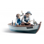 Статуэтка "Рыбалка с дедушкой" Lladro