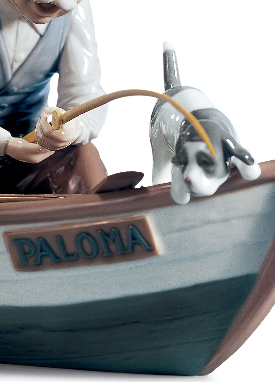 Статуэтка "Рыбалка с дедушкой" Lladro