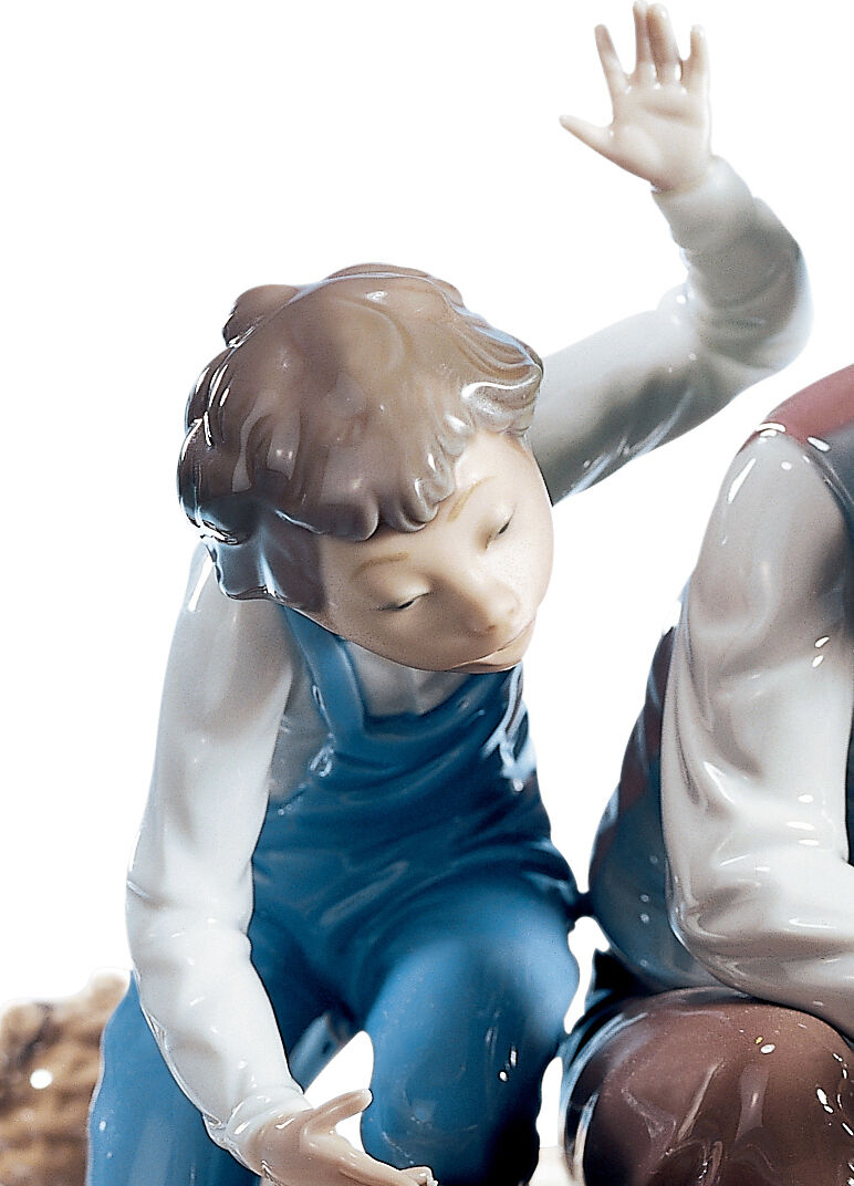 Статуэтка "Рыбалка с дедушкой" Lladro