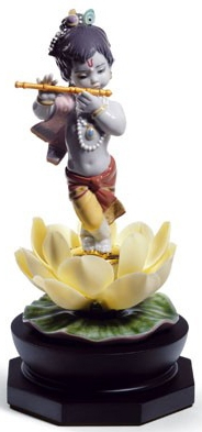 Статуэтка "Гопала Кришна на лотосе" Lladro