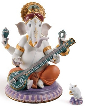 Статуэтка "Ганеша с Вееной" Lladro