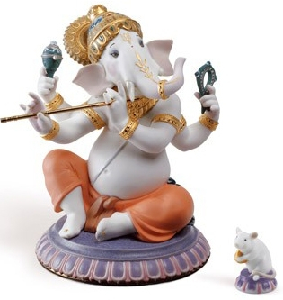 Статуэтка "Ганеша с Бансури" Lladro