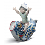 Статуэтка "Счастливый день мальчика" Lladro