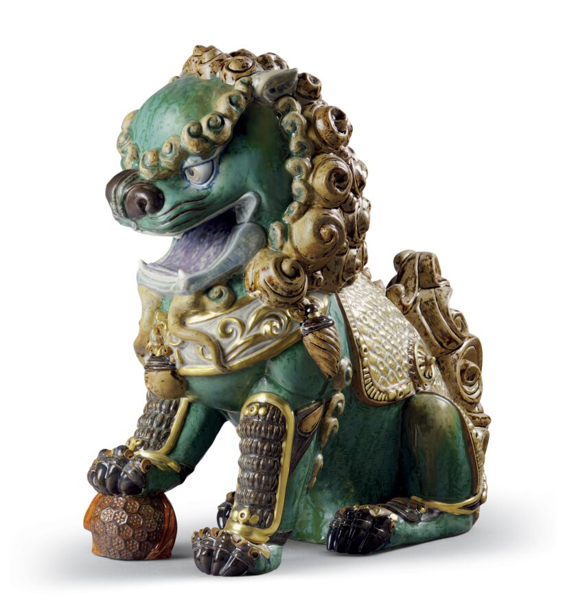 Статуэтка "Восточный лев" Lladro
