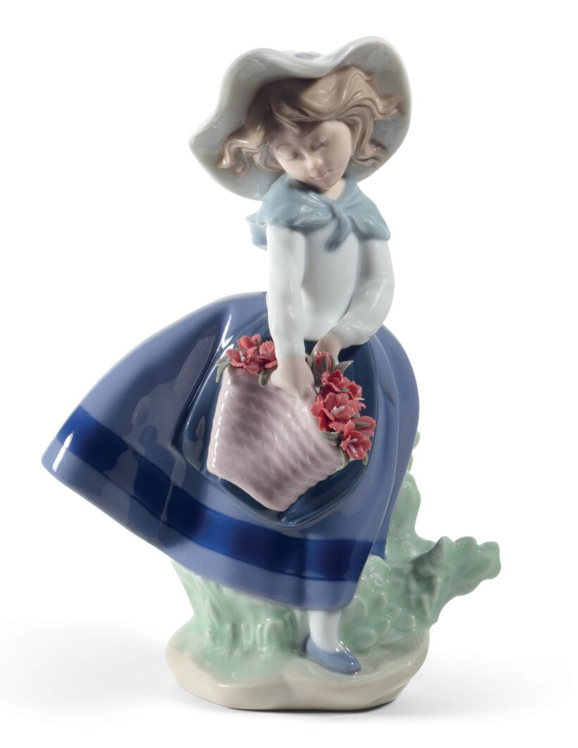 Статуэтка "Ароматный урожай гвоздик" Lladro