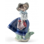 Статуэтка "Ароматный урожай гвоздик" Lladro