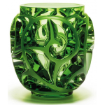 Ваза для цветов зелёная "Tourbillons" Lalique