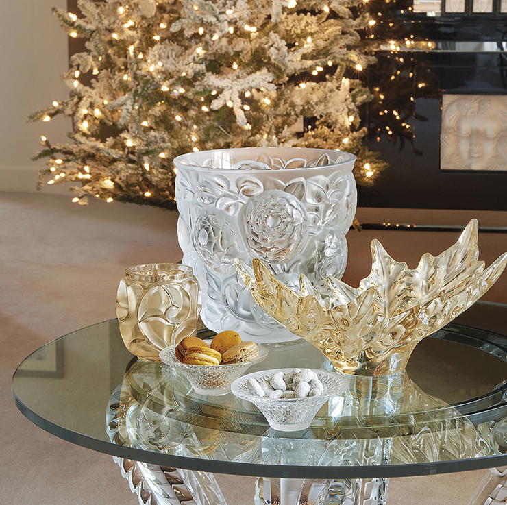 Ваза для цветов прозрачная "Oran" Lalique