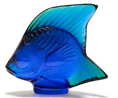 Рыбка кобальт Lalique