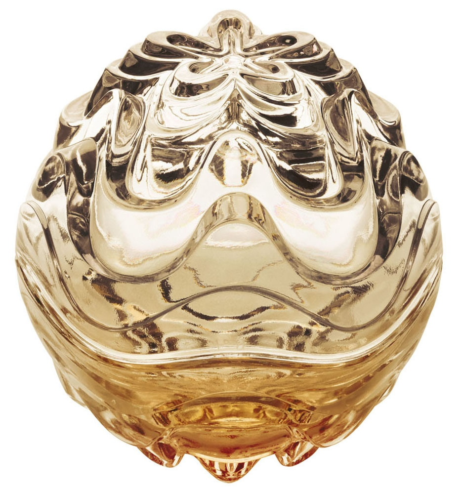 Шкатулка "Vibration" золотая Lalique