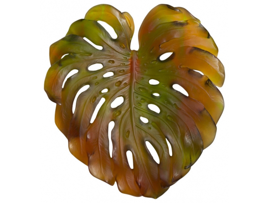 Лист настенный Monstera зел.- оранж. LF Daum