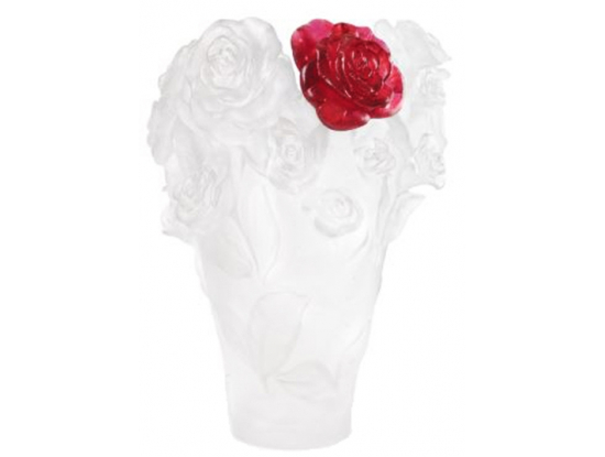 Ваза для цветов "Rose Passion" белая (h=35) Daum (Лимитированная серия 500 экз.)