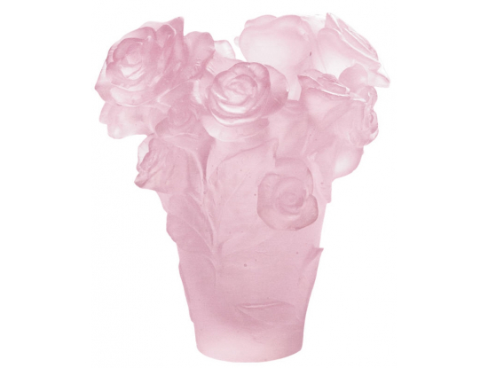 Ваза для цветов светло-розовая "Rose Passion" Daum