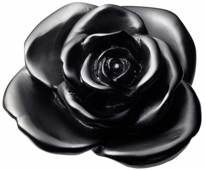 Цветок розы "Rose Passion" черный Daum