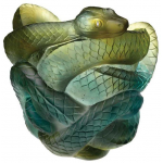 Ваза для цветов змея с бриллиант. глазами 8 экз. "Snake" Daum