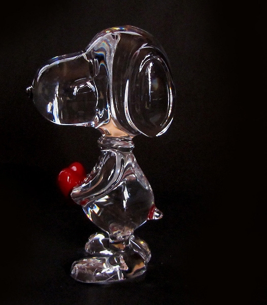 Статуэтка "Snoopy с сердцем " Baccarat