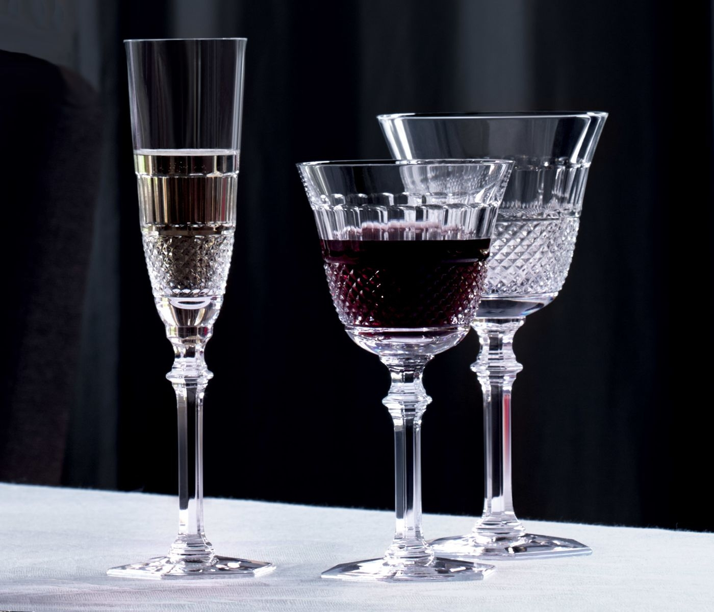 Фужер для вина большой American "Diamant" Baccarat
