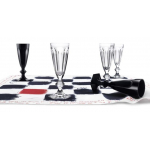 Набор из 12-ти фужеров+платок "Jeu de Dames en Noir" 170 экз. "Philippe Starck Darkside" Baccarat