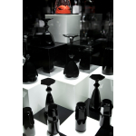 Набор из 12-ти фужеров+платок "Jeu de Dames en Noir" 170 экз. "Philippe Starck Darkside" Baccarat