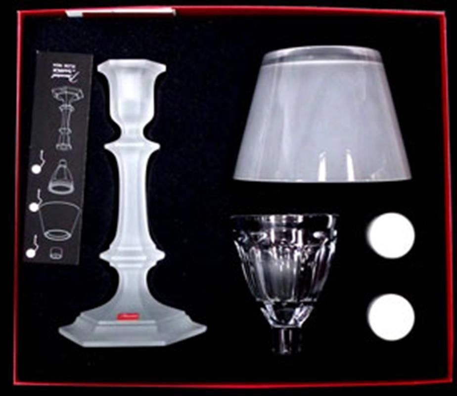 Подсвечник "Our Fire" белый  матовый "Darkside" Baccarat