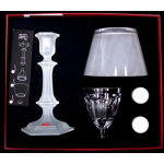 Подсвечник "Our Fire" белый  матовый "Darkside" Baccarat