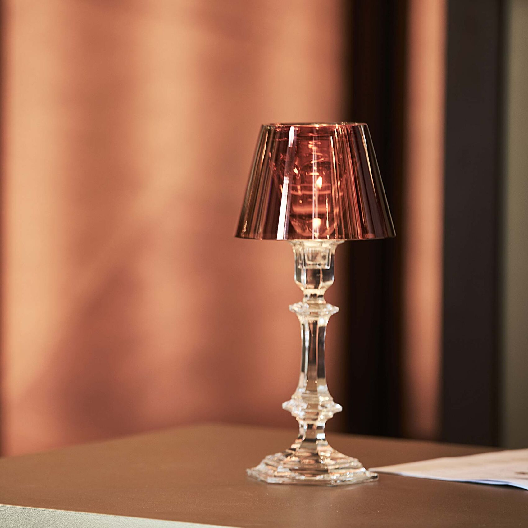 Подсвечник красный "Our Fire Harcourt" Baccarat