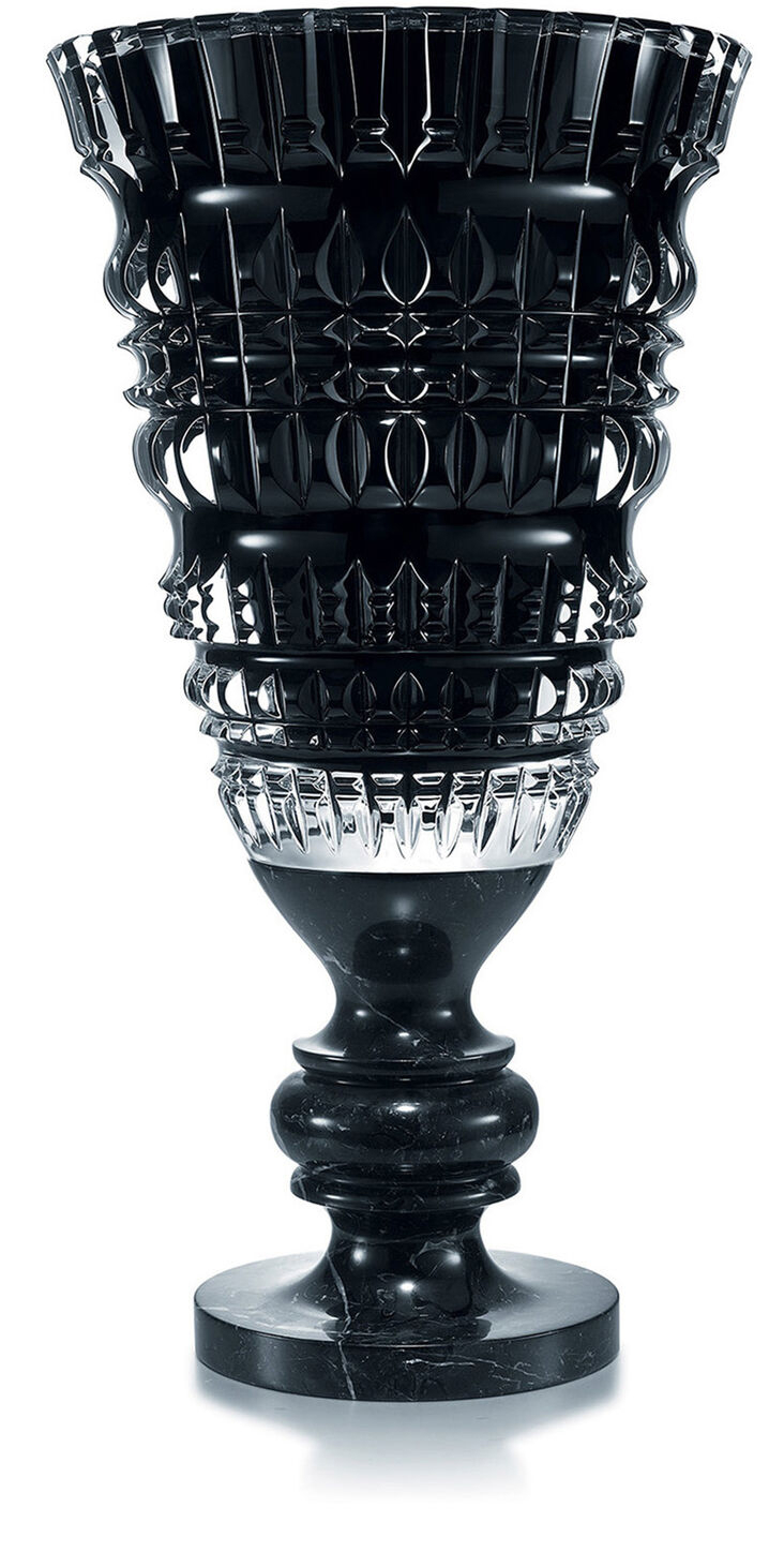 Ваза для цветов чёрная "New Antique" Baccarat