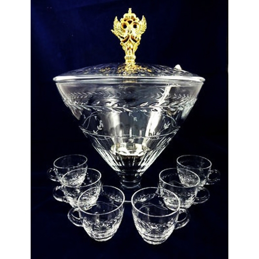 Набор "Luxembourg" из чаши, 6-и чашек и половника для пунша FABERGE