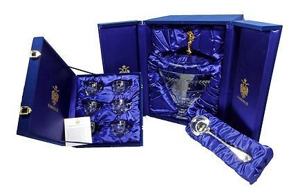 Набор "Luxembourg" из чаши, 6-и чашек и половника для пунша FABERGE