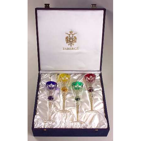 Набор "Palais Royale" из 4-х фужеров для ликера FABERGE