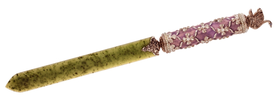 Нож "Лебедь" для писем Faberge